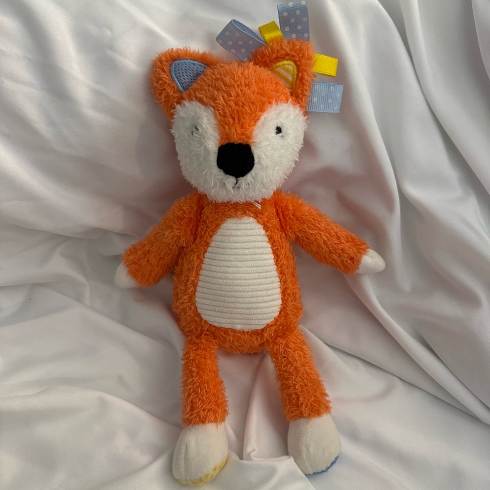 Like New Make Believe Ideas Sensory Snuggables 10 Inch Orange Fox Plush